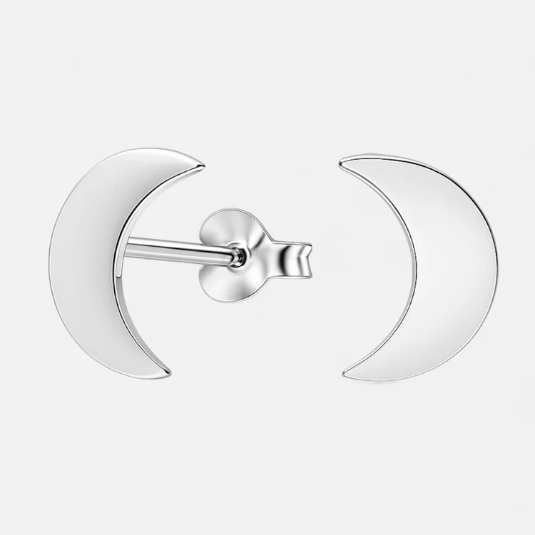 Aro Media Luna Plata